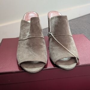 Bally Taupe Women's Mules